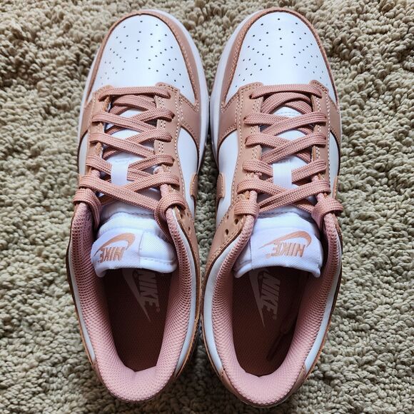 Wmns Nike Dunk Low Rose Whisper Brand New Sz 8 - Picture 5 of 10